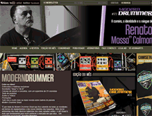 Tablet Screenshot of moderndrummer.com.br